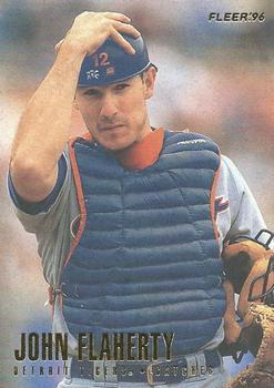 #110 John Flaherty - Detroit Tigers - 1996 Fleer Baseball