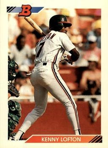 #110 Kenny Lofton - Cleveland Indians - 1992 Bowman Baseball