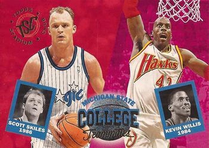 #110 Kevin Willis / Scott Skiles - Orlando Magic / Atlanta Hawks - 1994-95 Stadium Club Basketball