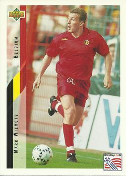 #110 Marc Wilmots - Belgium - 1994 Upper Deck World Cup Contenders English/Spanish Soccer