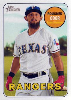 #110 Rougned Odor - Texas Rangers - 2018 Topps Heritage Baseball