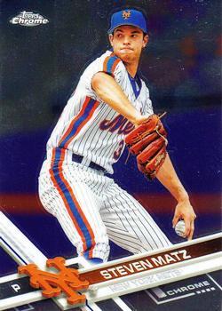 #110 Steven Matz - New York Mets - 2017 Topps Chrome Baseball
