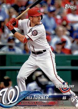 #110 Trea Turner - Washington Nationals - 2018 Topps Opening Day Baseball