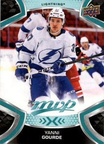 #110 Yanni Gourde - Tampa Bay Lightning - 2021-22 Upper Deck MVP Hockey