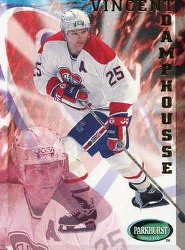 #110 Vincent Damphousse - Montreal Canadiens - 1995-96 Parkhurst International Hockey