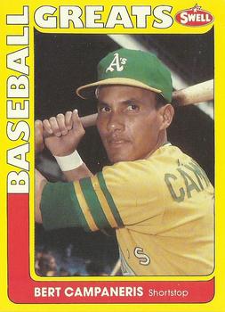 #110 Bert Campaneris - Oakland Athletics - 1991 Swell Baseball Greats