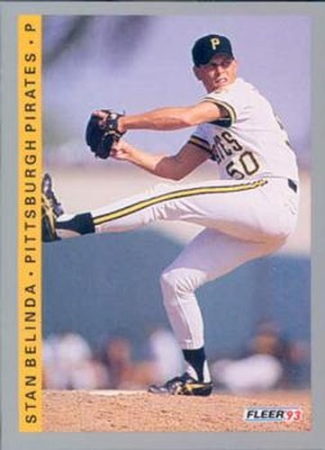 #110 Stan Belinda - Pittsburgh Pirates - 1993 Fleer Baseball