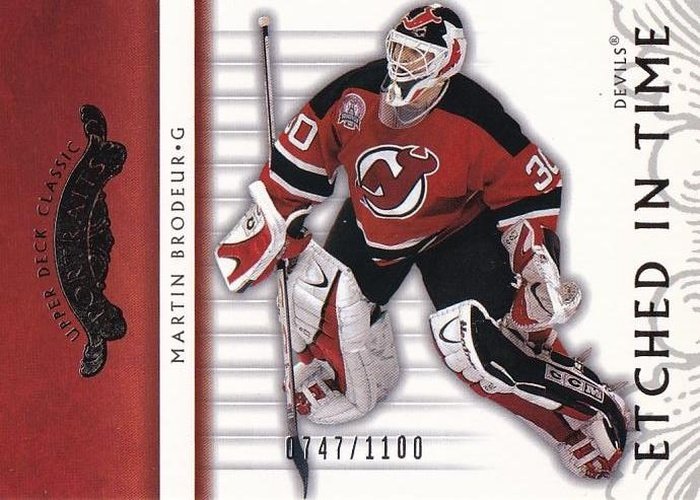 #110 Martin Brodeur - New Jersey Devils - 2003-04 Upper Deck Classic Portraits Hockey