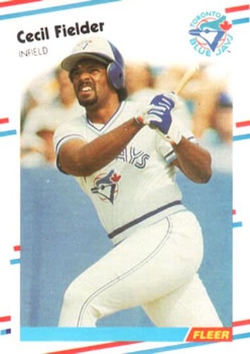 #110 Cecil Fielder - Toronto Blue Jays - 1988 Fleer Baseball