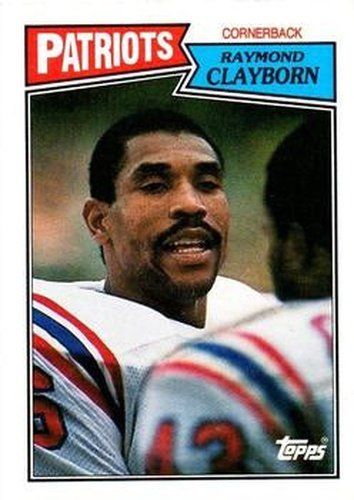 #110 Raymond Clayborn - New England Patriots - 1987 Topps Football