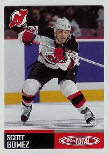 #110 Scott Gomez - New Jersey Devils - 2002-03 Topps Total Hockey