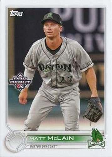 #PD-110 Matt McLain - Dayton Dragons - 2022 Topps Pro Debut Baseball