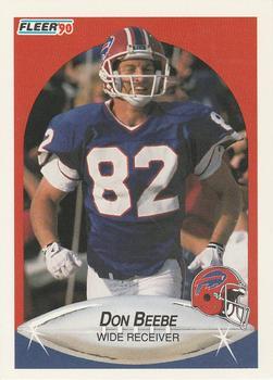 #110 Don Beebe - Buffalo Bills - 1990 Fleer Football