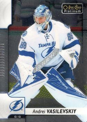 #111 Andrei Vasilevskiy - Tampa Bay Lightning - 2017-18 O-Pee-Chee Platinum Hockey