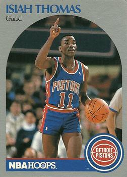 #111 Isiah Thomas - Detroit Pistons - 1990-91 Hoops Basketball