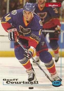 #111 Geoff Courtnall - St. Louis Blues - 1996-97 SkyBox Impact Hockey