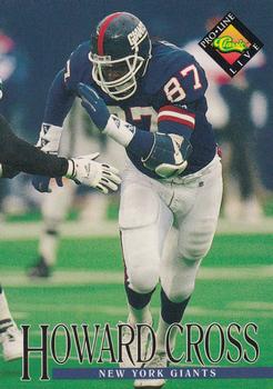 #111 Howard Cross - New York Giants - 1994 Pro Line Live Football