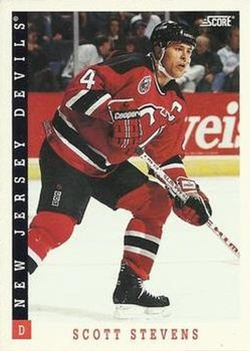 #111 Scott Stevens - New Jersey Devils - 1993-94 Score Canadian Hockey