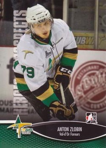 #111 Anton Zlobin - Val d'Or Foreurs - 2012-13 In The Game Heroes and Prospects Hockey
