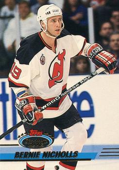 #111 Bernie Nicholls - New Jersey Devils - 1993-94 Stadium Club Hockey