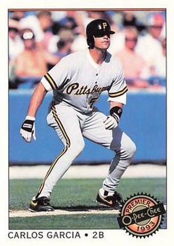 #111 Carlos Garcia - Pittsburgh Pirates - 1993 O-Pee-Chee Premier Baseball