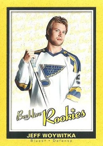 #111 Jeff Woywitka - St. Louis Blues - 2005-06 Upper Deck Beehive Hockey