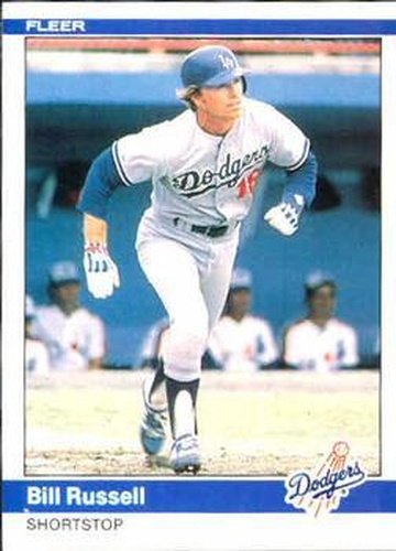 #111 Bill Russell - Los Angeles Dodgers - 1984 Fleer Baseball