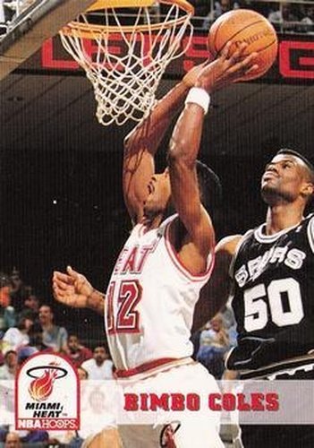 #111 Bimbo Coles - Miami Heat - 1993-94 Hoops Basketball