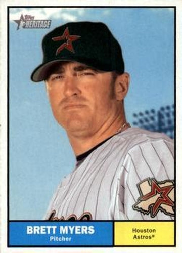 #111 Brett Myers - Houston Astros - 2010 Topps Heritage Baseball
