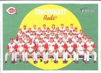 #111 Cincinnati Reds - Cincinnati Reds - 2008 Topps Heritage Baseball