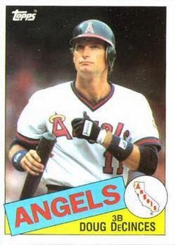 #111 Doug DeCinces - California Angels - 1985 Topps Baseball
