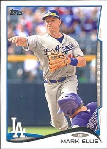 #111 Mark Ellis - Los Angeles Dodgers - 2014 Topps Baseball