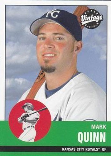 #111 Mark Quinn - Kansas City Royals - 2001 Upper Deck Vintage Baseball