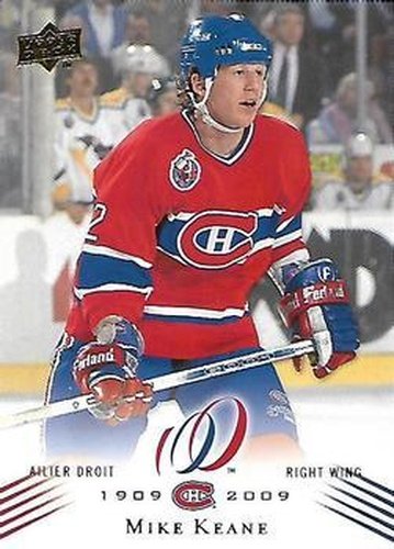 #111 Mike Keane - Montreal Canadiens - 2008-09 Upper Deck Montreal Canadiens Centennial Hockey