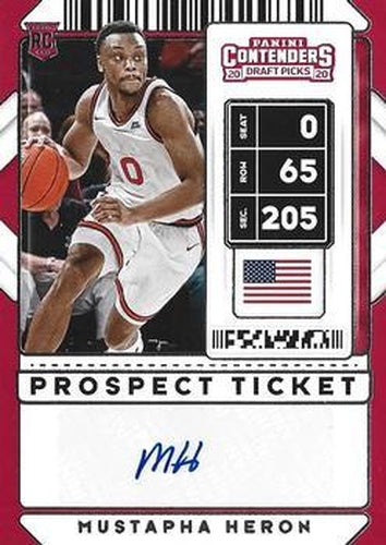 #111 Mustapha Heron - St. John's Red Storm - 2020 Panini Contenders Draft Picks Basketball
