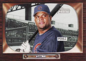 #111 Neifi Perez - Chicago Cubs - 2004 Bowman Heritage Baseball