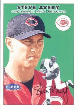 #111 Steve Avery - Cincinnati Reds - 2000 Fleer Tradition Baseball