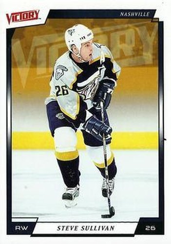 #111 Steve Sullivan - Nashville Predators - 2006-07 Upper Deck Victory Hockey