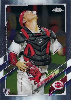 #111 Tyler Stephenson - Cincinnati Reds - 2021 Topps Chrome Baseball