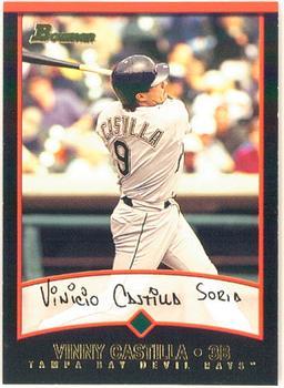 #111 Vinny Castilla - Tampa Bay Devil Rays - 2001 Bowman Baseball