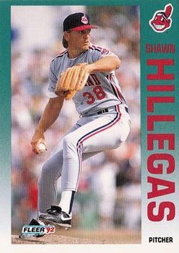 #111 Shawn Hillegas - Cleveland Indians - 1992 Fleer Baseball