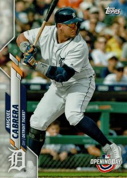 #111 Miguel Cabrera - Detroit Tigers - 2020 Topps Opening Day Baseball