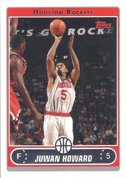 #111 Juwan Howard - Houston Rockets - 2006-07 Topps Basketball