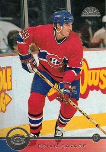 #111 Brian Savage - Montreal Canadiens - 1996-97 Leaf Hockey