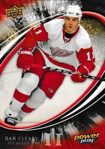 #111 Daniel Cleary - Detroit Red Wings - 2008-09 Upper Deck Power Play Box Set Hockey