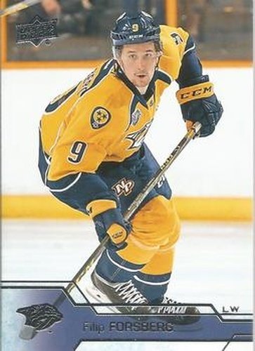 #111 Filip Forsberg - Nashville Predators - 2016-17 Upper Deck Hockey