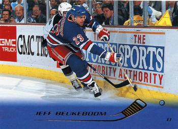#112 Jeff Beukeboom - New York Rangers - 1995-96 Pinnacle Hockey