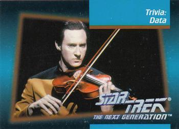 #112 Trivia: Data - 1992 Impel Star Trek: The Next Generation