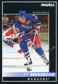 #112 Jeff Beukeboom - New York Rangers - 1992-93 Pinnacle Canadian Hockey