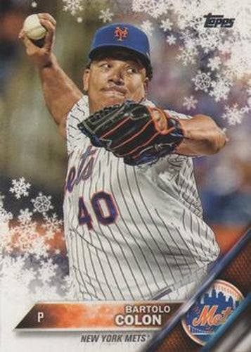 #HMW112 Bartolo Colon - New York Mets - 2016 Topps Holiday Baseball